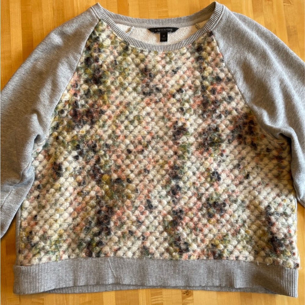 Banana Republic Crewneck Sweatshirt with textured front
